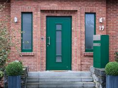 Grüne PaXentree Aluminium Haustür von Bohnen Bauelemente in Niederkrüchten