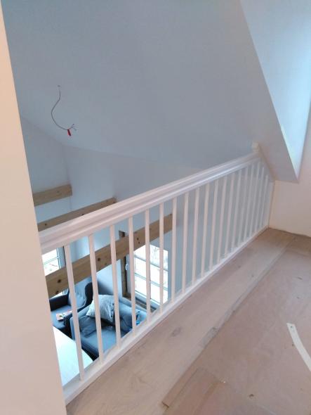 Absturzsicherung Treppe weiß