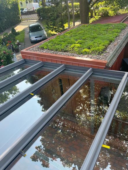 Terrassenüberdachung Draufsicht