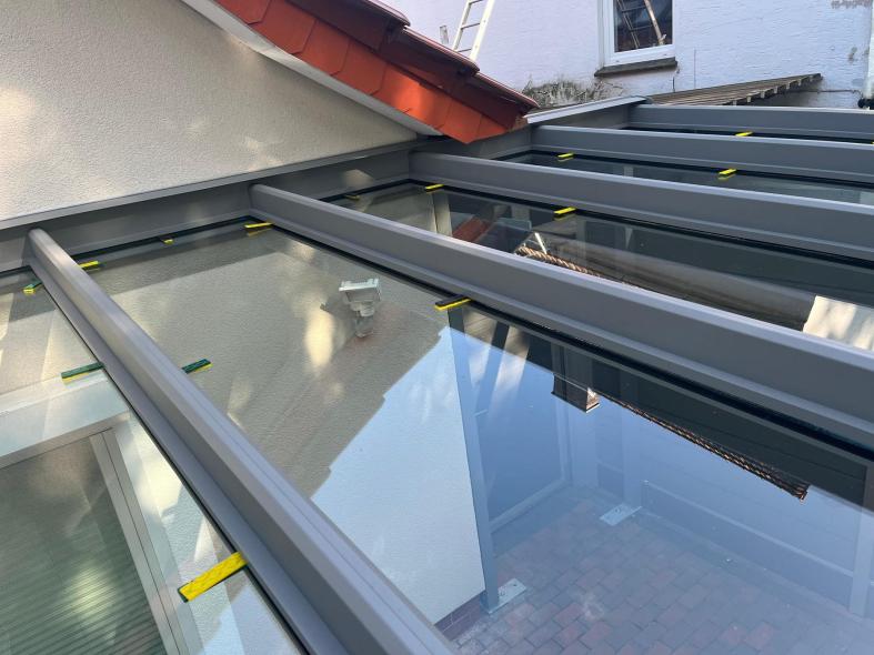 Terrassenüberdachung Draufsicht