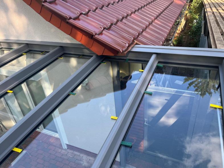 Terrassenüberdachung Draufsicht